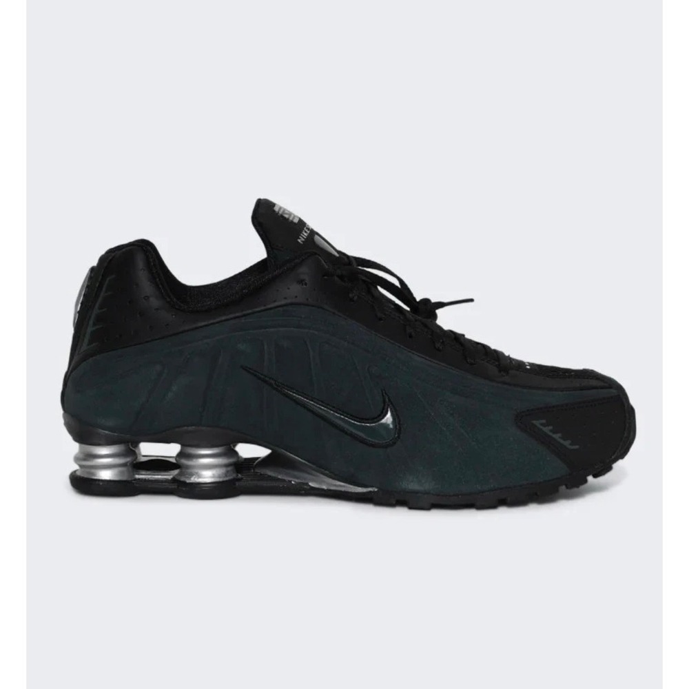 Nike Shox R4 Seaweed Black Silver Sneakers DQ7739-002 Womens 6.5